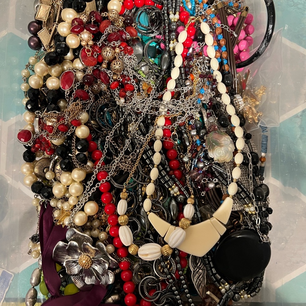 Wearable Mystery Jewelry Lot 3lbs